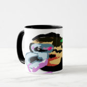 Muis pompoen herfstvreugde mok (Voorkant links)