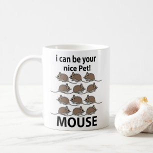 Muis Rat Dier Ik Kan Je Mooie Huisdier Muis Zijn Koffiemok