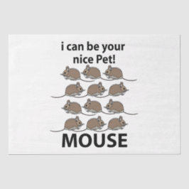 Muis Rat Dier Ik Kan Je Mooie Huisdier Muis Zijn Tissuepapier