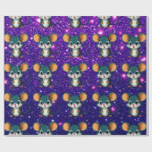 Muis Schattige Charmant Thema Karakter Gift Wrap Cadeaupapier (Vlak)