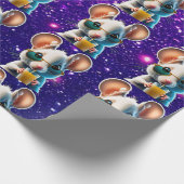 Muis Schattige Charmant Thema Karakter Gift Wrap Cadeaupapier (Hoek)