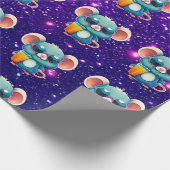 Muis Schattige Charmant Thema Karakter Gift Wrap Cadeaupapier (Hoek)