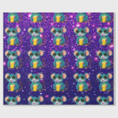 Muis Schattige Charmant Thema Karakter Gift Wrap Cadeaupapier (Vlak)