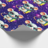 Muis Schattige Charmant Thema Karakter Gift Wrap Cadeaupapier (Hoek)