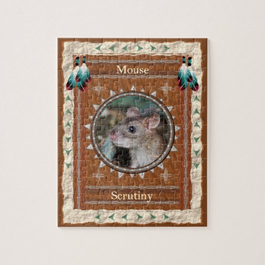 Muis - Scruminuscule puzzle met Gift Box Legpuzzel (Verticaal)