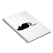 Muis Silhouet Notitieboek (Rechterzijde)
