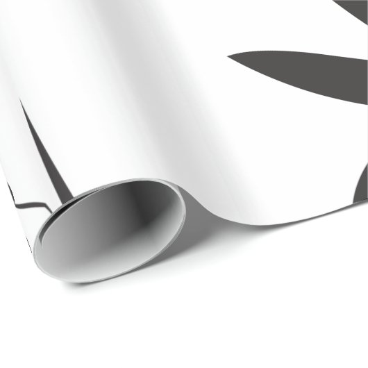 Muis Silhouette Cadeaupapier (Rol Hoek)