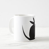 Muis Silhouette Koffiemok (Voorkant links)