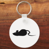 Muis Silhouette Sleutelhanger (Voorkant)
