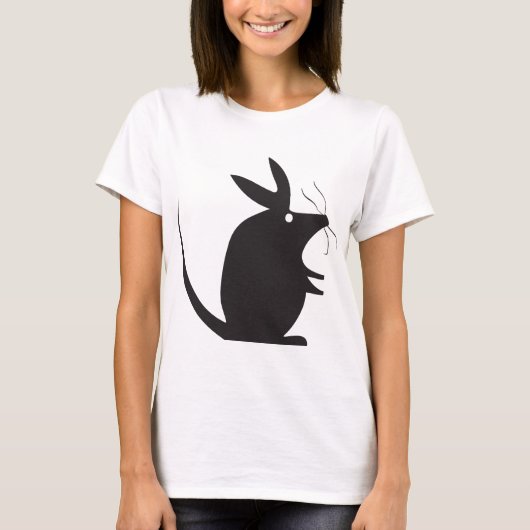 Muis Silhouette T-shirt (Voorkant)