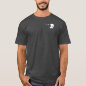 Muis Silhouetten Donker T-shirt (Voorkant)