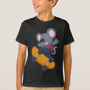 Muis Skater Skateboard Sport T-shirt