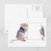 Muis & sprinkhaan Houd uw foto vast Briefkaart (Voorkant / Achterkant)
