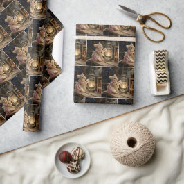 Muis Stoft een Oude Lantaarn Cadeaupapier