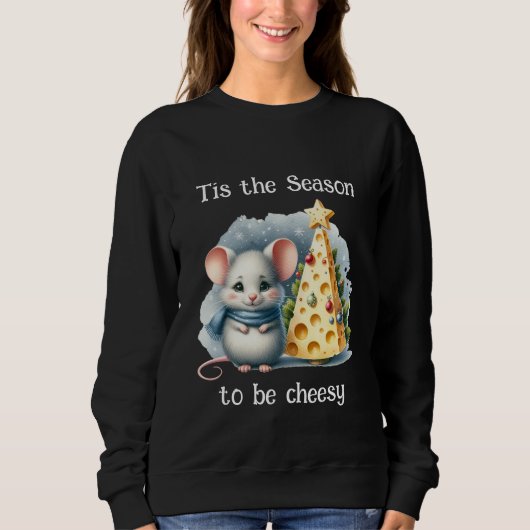 Muis sweatshirt met cute design (Voorkant)