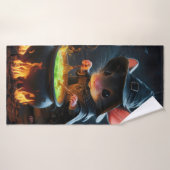 Muis tovenaar. badhanddoek (Badhanddoek)
