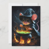 Muis tovenaar. feestdagenkaart (Voorkant)