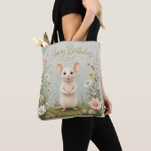 Muis Tuin Verjaardag Tote Bag (Dichtbij)
