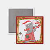 Muis Tunes Santa Magneet (Voorkant / Achterkant)