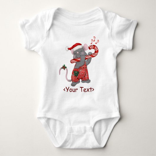Muis Tunes Santa Romper (Voorkant)