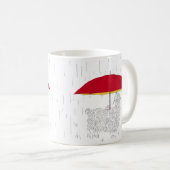 Muis Umbrella voor geiten Koffiemok (Voorkant rechts)