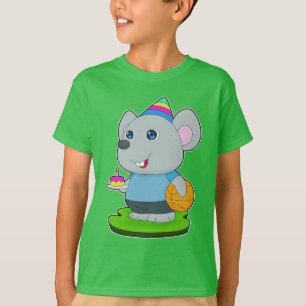 Muis verjaardag basketball t-shirt
