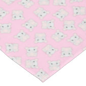 Muis Verjaardagsfeestje Roze Tafelkleed (Gekanteld)