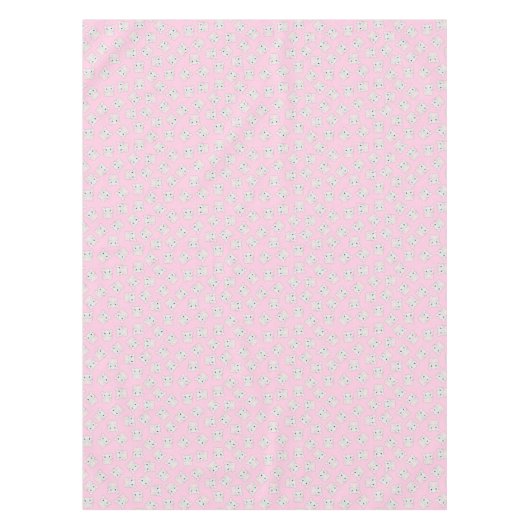 Muis Verjaardagsfeestje Roze Tafelkleed (Voorkant)