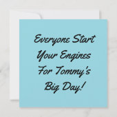 Muis Verjaardagsuitnodiging Raceauto Kaart (Achterkant)