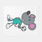 Muis Voetbal Soccer Fleece Deken (Voorkant (Horizontaal))