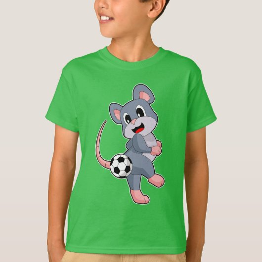Muis Voetbal Soccer T-shirt (Voorkant)