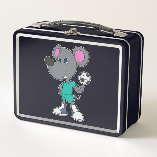 Muis Voetbalspeler Voetbal (Voorkant)