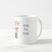 Muis Volg Je Dromen Koffiemok (Voorkant rechts)