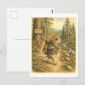 Muis Wandel Illustratie Briefkaart (Voorkant / Achterkant)
