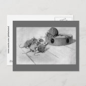 Muis zoekt naar het uitschakelen van Mousetrap Briefkaart (Voorkant / Achterkant)