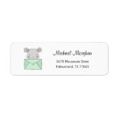 MuisAdresetiketten, Stickers van het Adres van het (Voorkant)