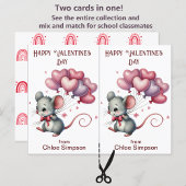 Muisballonnen Kind Valentijn Classroom Kaart