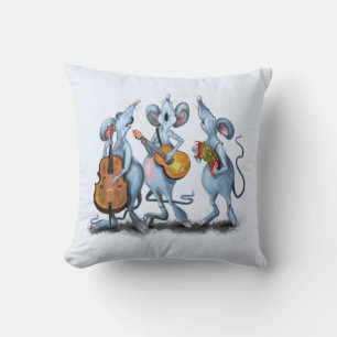 Muisband blauw Pillow Fun Kussen