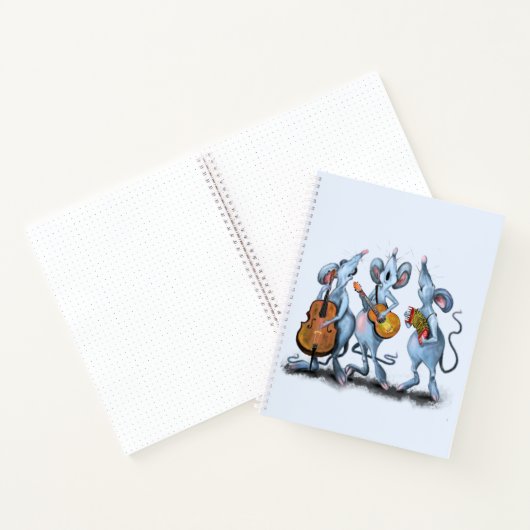 Muisband Funny Notitieboek (Binnen)