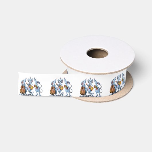 Muisband Grappig lint (Spoel)