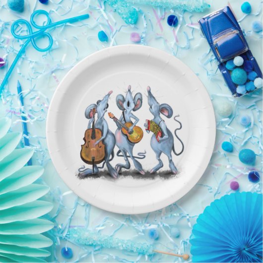 Muisband Papieren Borden Papieren Bordje (Feest)