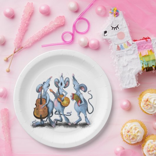 Muisband Papieren Borden Papieren Bordje (Feest)