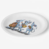 Muisband Papieren Borden Papieren Bordje (Gekanteld)