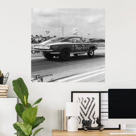  muisbelemmering - Cuda - Poor Boy Poster (Thuiskantoor)