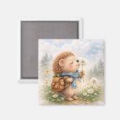 Muisbever Paardenbloem Magneet (Voorkant / Achterkant)
