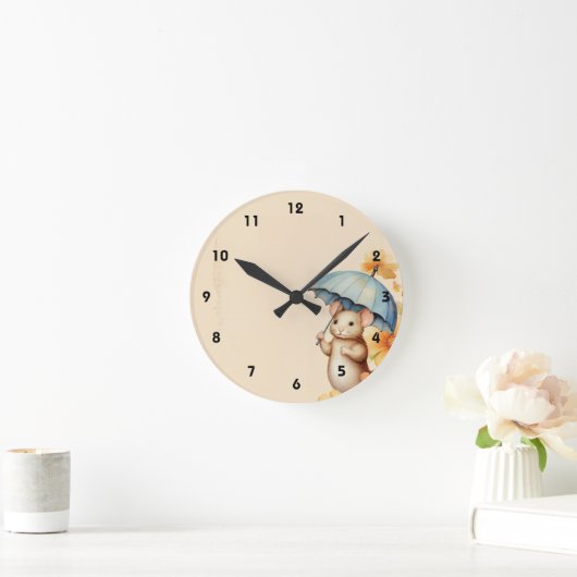 Muisbloemen blauw sinaasappel roze oud bruin papie ronde klok (Huis)