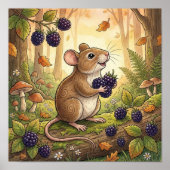 Muisbosdieren Nursery Poster (Voorkant)