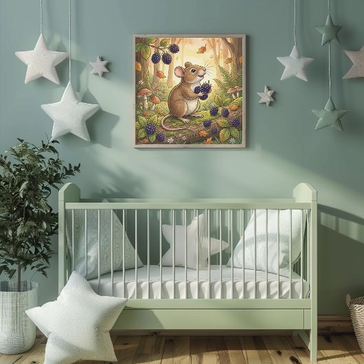 Muisbosdieren Nursery Poster