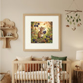 Muisbosdieren Nursery Poster