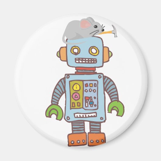 Muisbouwrobot Magneet (Voorkant)